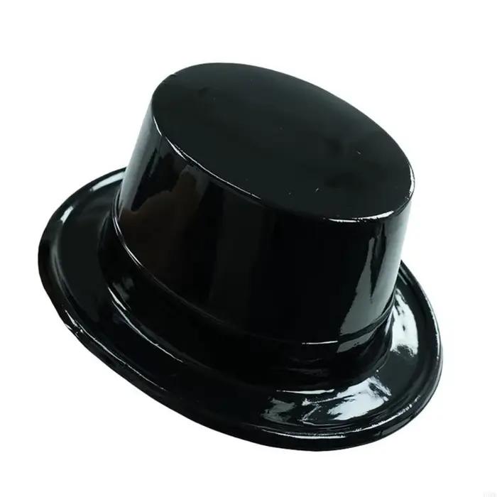 Chapeaux en PVC pour adultes, pour hommes femmes, chapeau magicien casquette seau pour fête d'hallow
