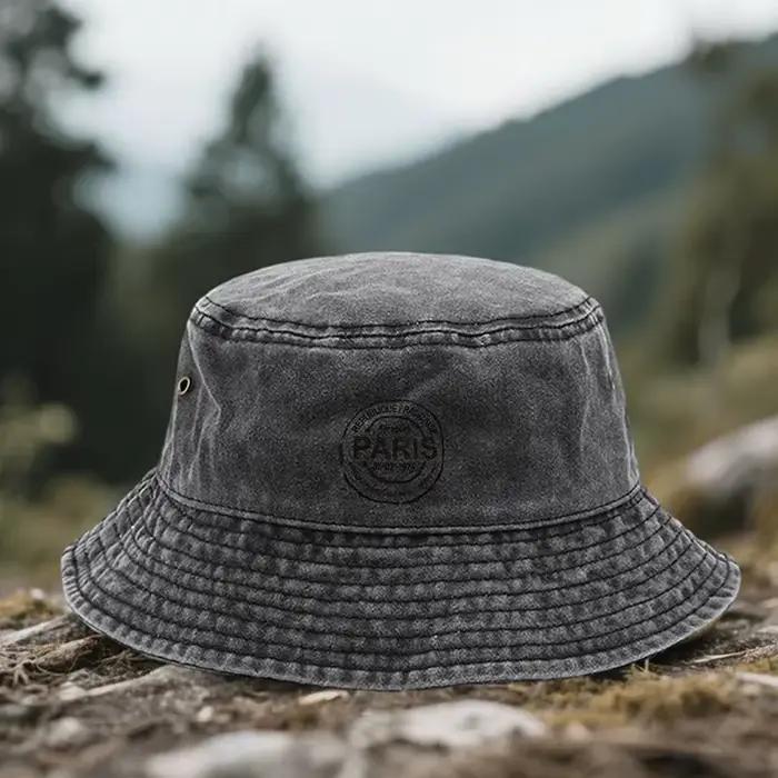 1 chapeau imprimé « Paris Retro Stamp », réglable, avec plusieurs options de couleurs, idéal pour le