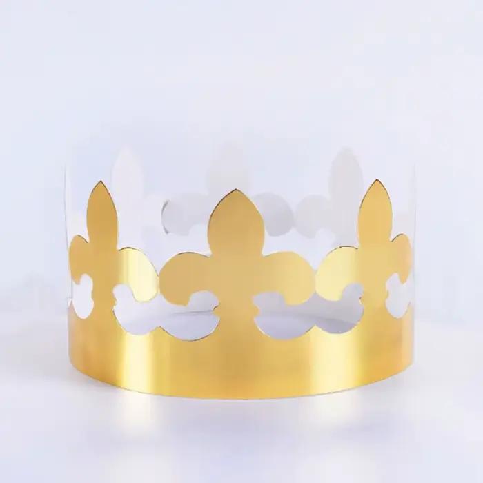 Chapeau de fête de célébration à la mode, 10 pièces, chapeaux de princesse Prince pour adultes, cour