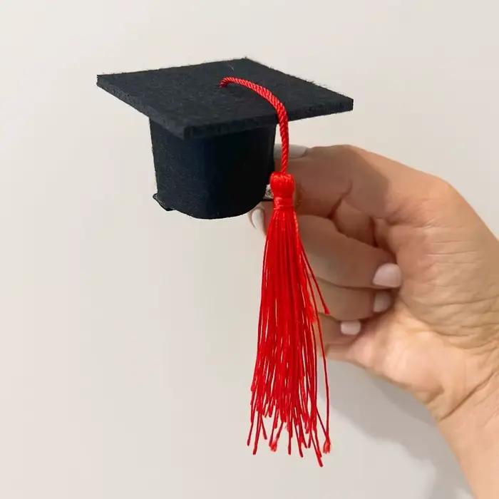 Mini toque de graduation, petit chapeau de doctorat, mini toque de cérémonie, accessoire de tête pou