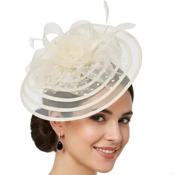 Chapeau fascinateur avec pince à cheveux, accessoire pour cheveux, pour goûter Cocktails, Costume à