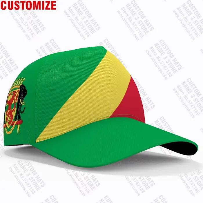 Casquette de baseball Congo personnalisée en 3D gratuite, nom, numéro, logo d'équipe, chapeau Cg, vo