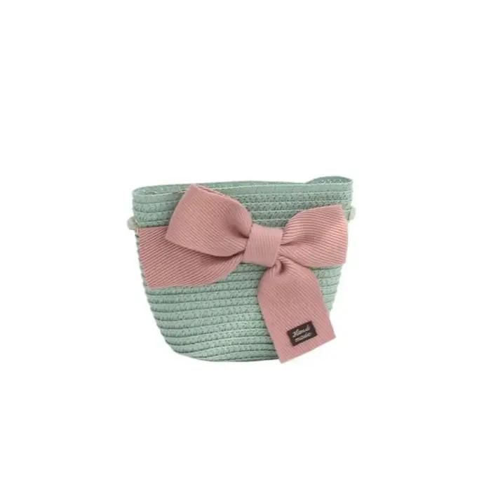 Chapeau Panama pour fille, protection UV, sac de voyage assorti, style coréen, casquette pour enfant