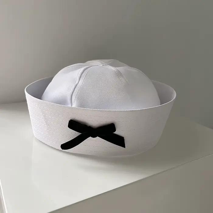 Béret à nœud papillon tendance, style infirmière, cosplay Y2K, pour jeune fille, printemps-été, bére