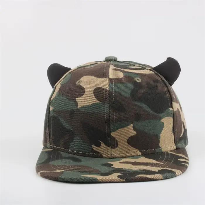 Casquette de Baseball Camouflage corne de bœuf pour hommes et femmes