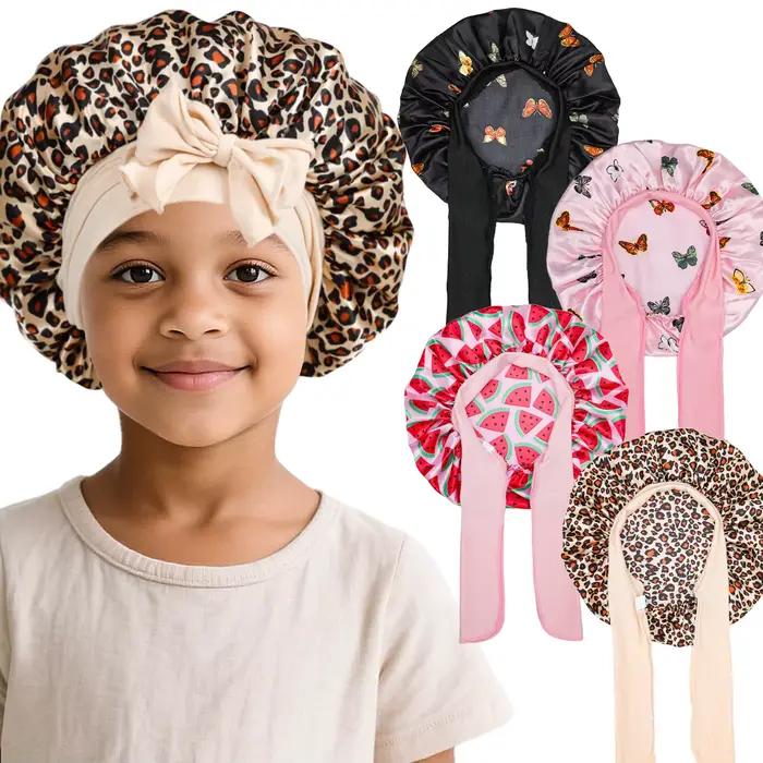 Bonnet de nuit en Satin pour enfants