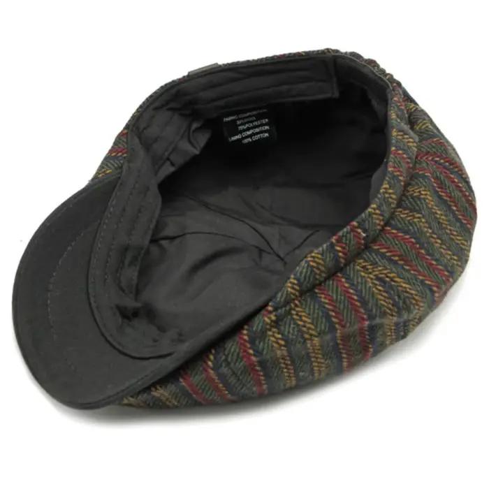 Béret octogonal en coton polyester pour hommes et femmes style sportif et élégant pour printemps et automne occassions décontractées