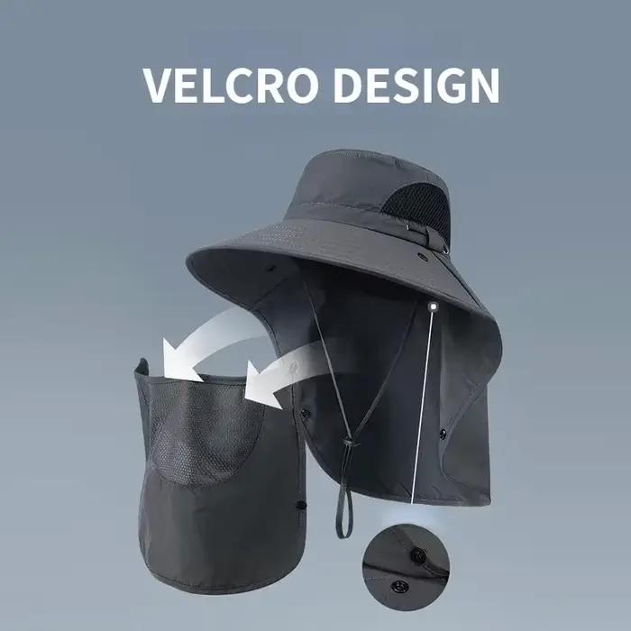 Chapeaux de soleil d'été Protection UV casquette de pêche de chasse en plein air pour hommes femmes randonnée Camping
