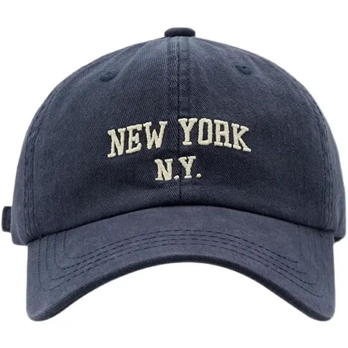 Casquette de Baseball avec lettres de NEW YORK pour femmes et hommes