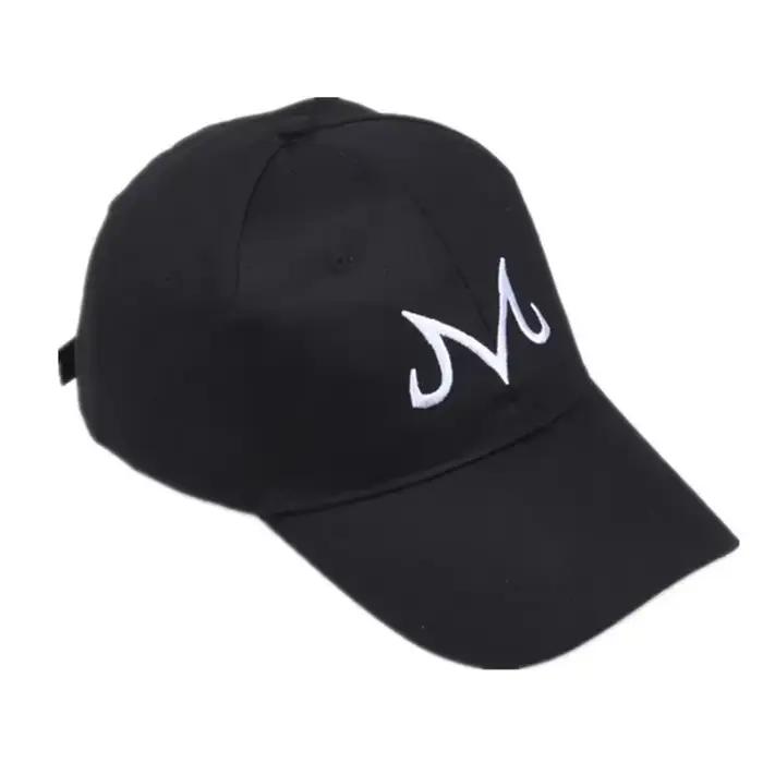 Hip Hop lettre M Logo chapeaux Majin Buu mode casquette de Baseball Anime Cosplay végéta parasol brodé réglable chapeau en plein air