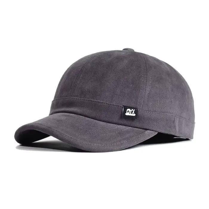 Casquette de Baseball Vintage à Bord Court pour Homme et Femme