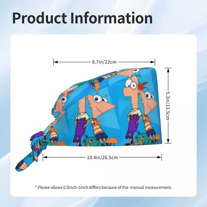 Personnalisé réglable Perry l'ornyrique chapeau de travail femmes hommes Phineas et Ferb gommage casquettes