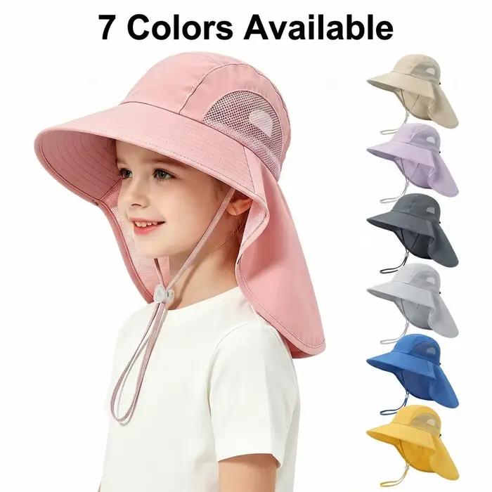 Chapeau de soleil transfrontalier pour enfants