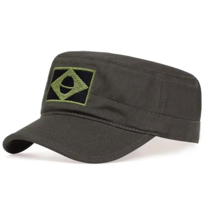 Casquette de Baseball unisexe avec broderie de drapeau brésilien