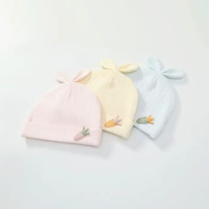 Bonnet unisexe en coton non structurels ent pour bébé garçon et fille