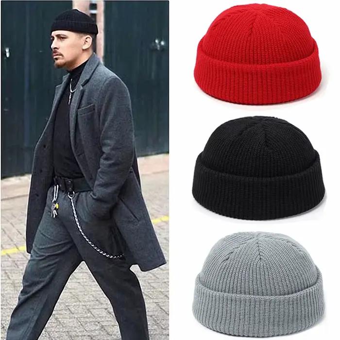Bonnet sans bord rétro pour hommes et femmes