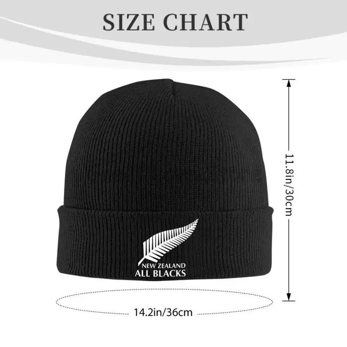 Nouvelle-zélande tous noirs Bonnet chapeaux unisexe