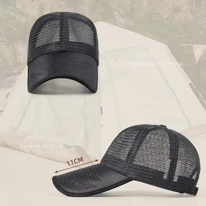 Casquette de baseball en maille à séchage rapide pour homme