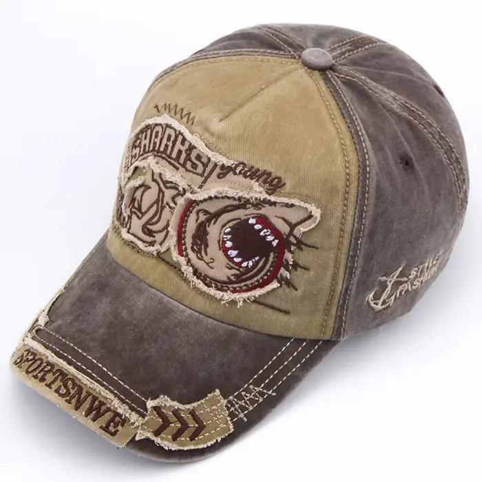CNTANG hommes casquette de Baseball coton mode requin broderie décontracté visière chapeau pour femmes Snapback marque Hip Hop casquettes unisexe Gorras