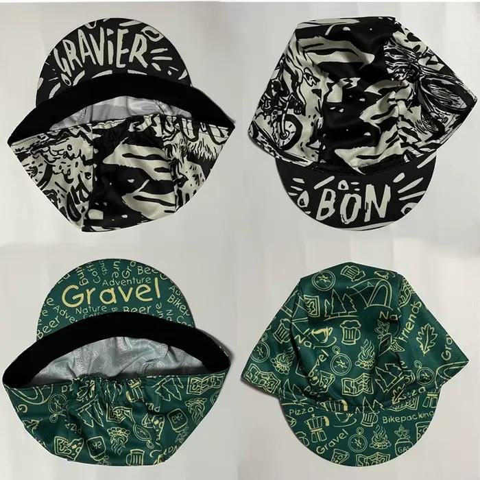 Casquette de cyclisme bière et café