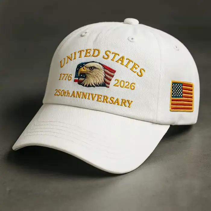Casquette de baseball brodée d'aigle vintage – Chapeau de soleil d'extérieur élégant et polyvalent avec visière
