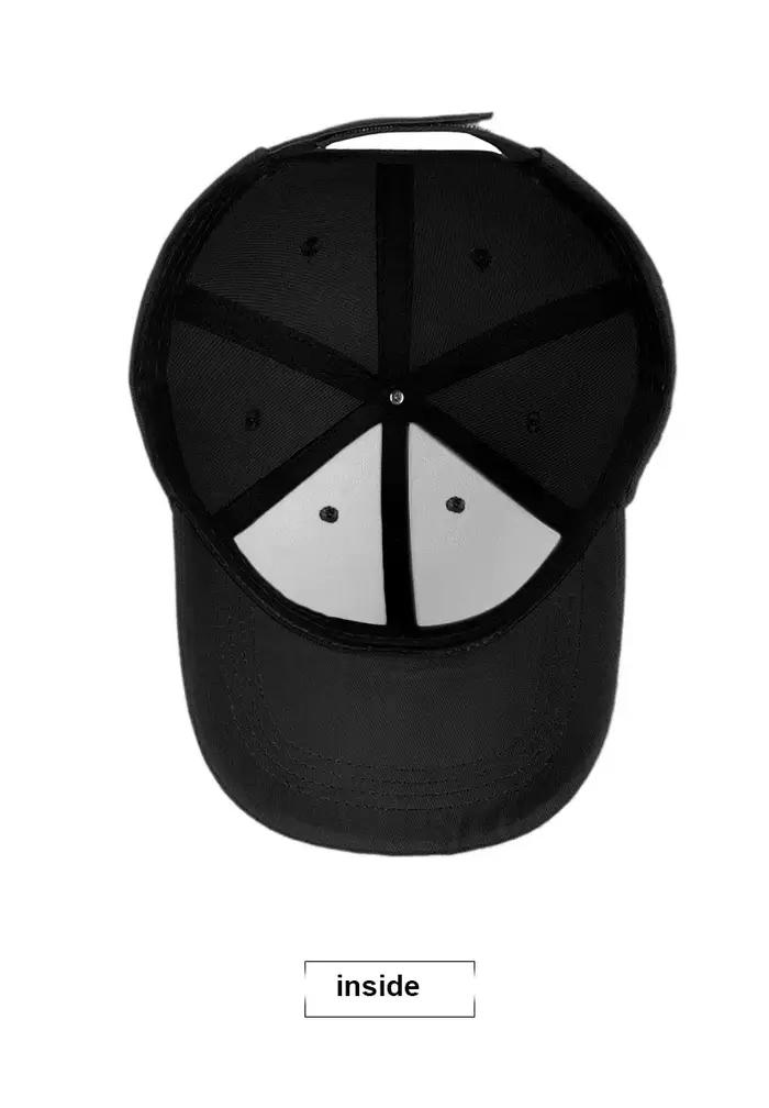 Casquette de Baseball noire unisexe pour hommes et femmes