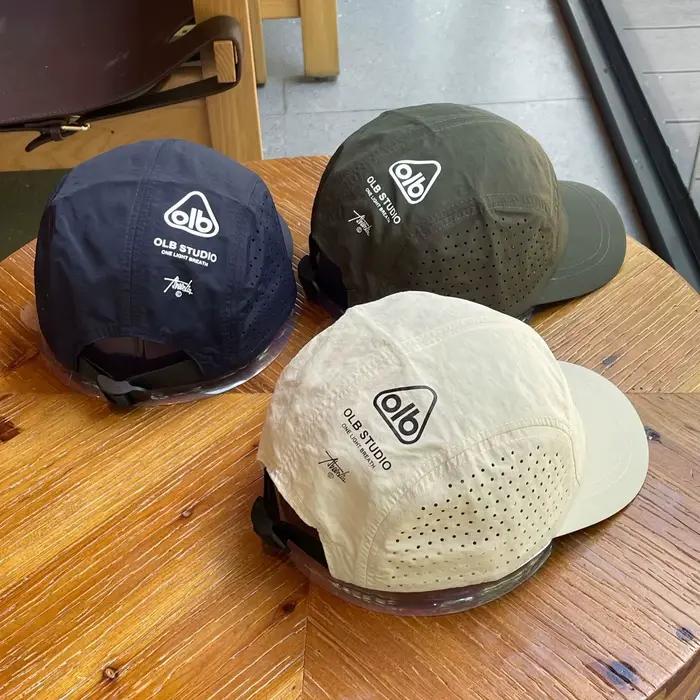 Casquette de baseball à séchage rapide à visière courte pour hommes et femmes