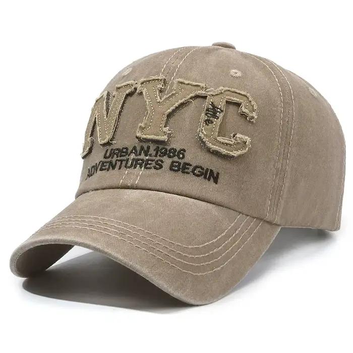 Casquette de baseball noire réglable pour femmes