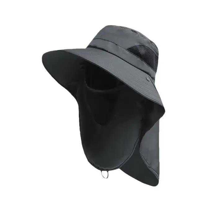 Chapeaux de soleil d'été Protection UV casquette de pêche de chasse en plein air pour hommes femmes randonnée Camping
