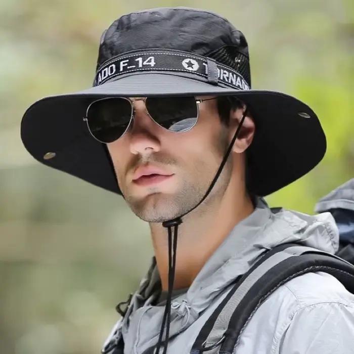 Chapeau d'extérieur coupe-vent pour homme