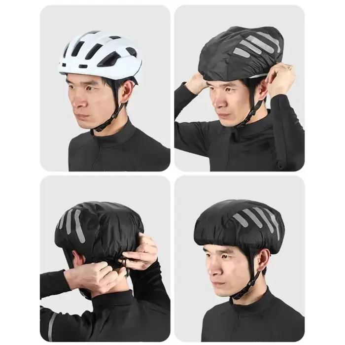 Housse de protection contre la pluie pour casques de vélo