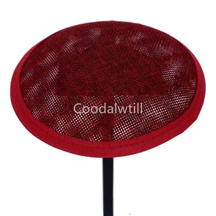 13CM Bases de fascinateur Chapeau bricolage accessoires de cheveux casquette de chapellerie de mariage femmes fête