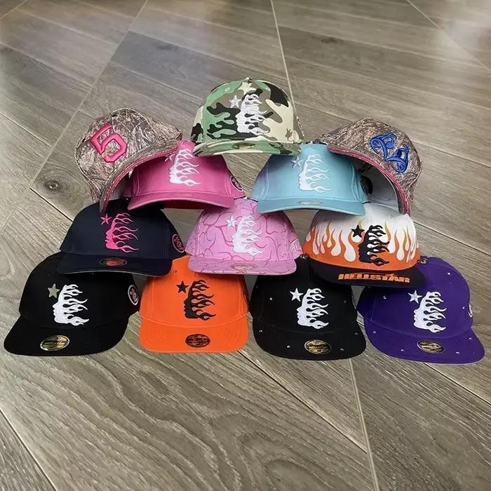 Casquette ajustée HS avec logo brodé en diamant