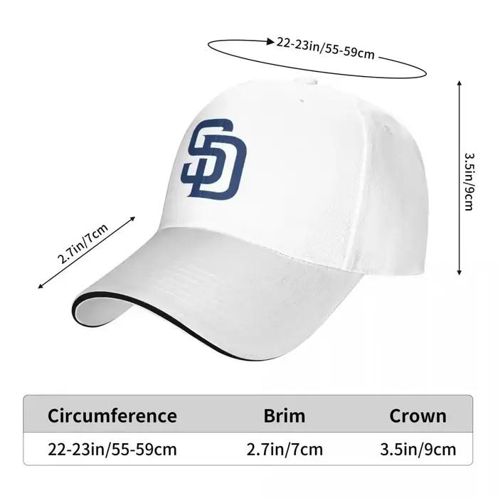 Casquette de Baseball avec Logo bleu San Diego
