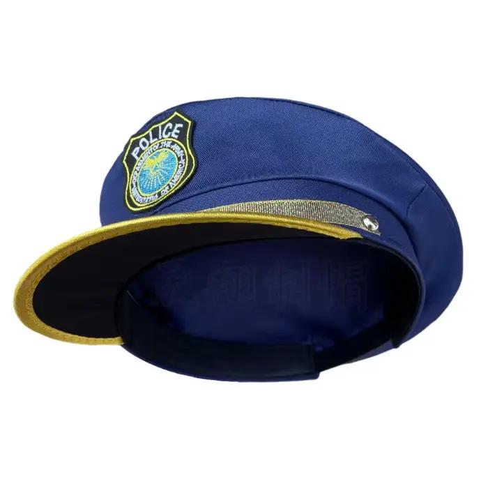 Chapeau de police américaine pour enfants - Casquette de flic bleu