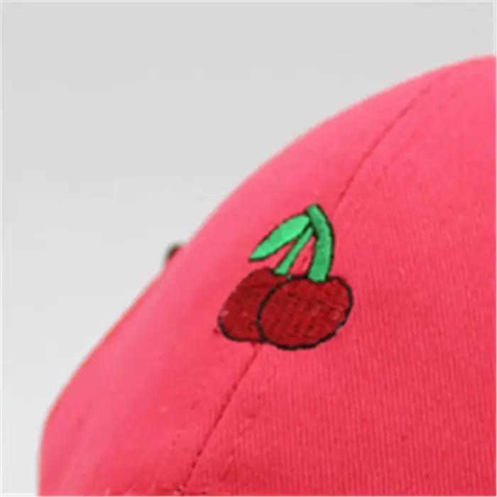 Casquettes de baseball brodées de fruits pour femmes