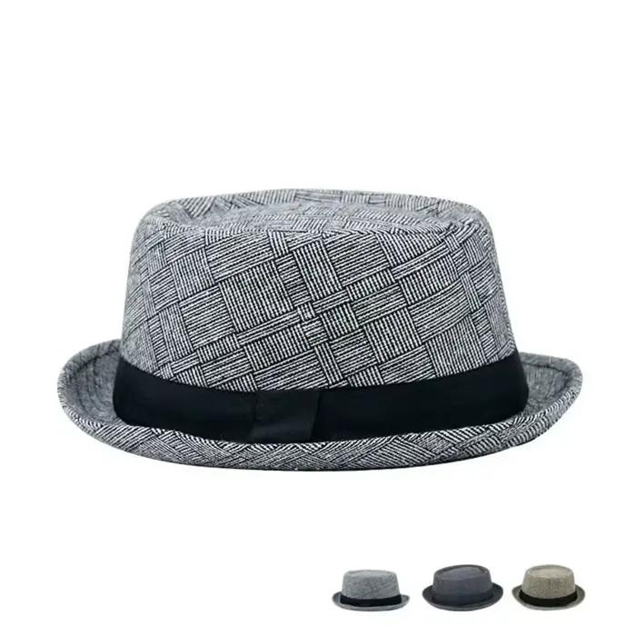 Chapeaux classiques à carreaux rétro britanniques