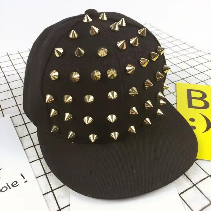 Casquettes de baseball unisexe à rivets et clous