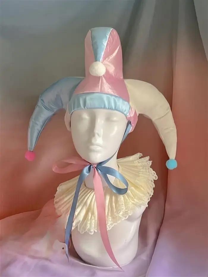 Chapeau de Costume de bouffon de cour à lacets