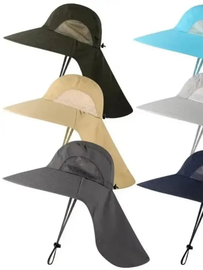 Chapeau de soleil d'extérieur avec protection de nuque