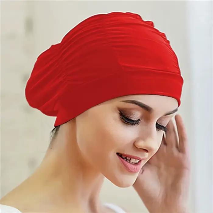 Chapeau de natation unisexe pour femmes et filles