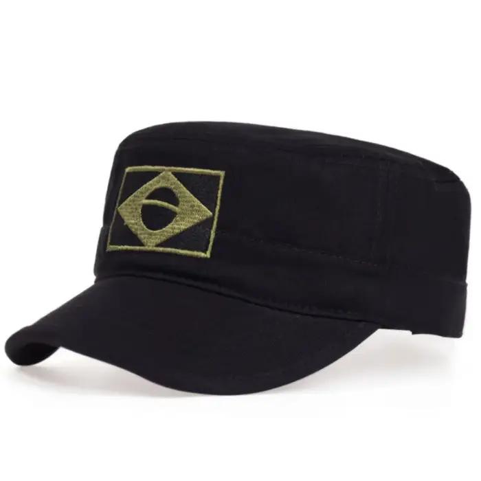 Casquette de Baseball unisexe avec broderie de drapeau brésilien