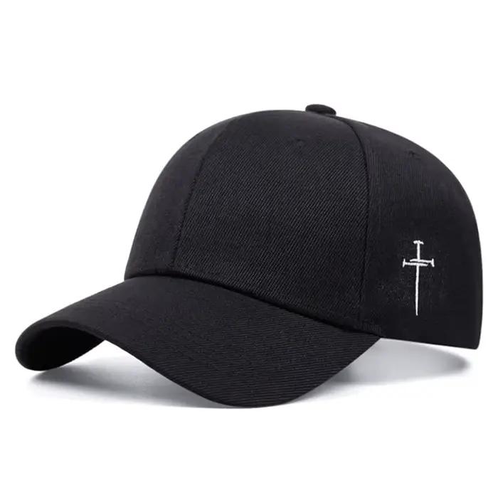 Nouvelle Casquette de Baseball 2026 avec Broderie Latérale Croisée