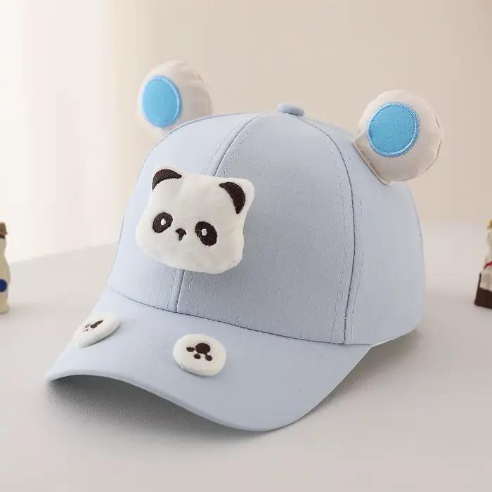 Casquette de baseball en peluche panda mignonne pour filles
