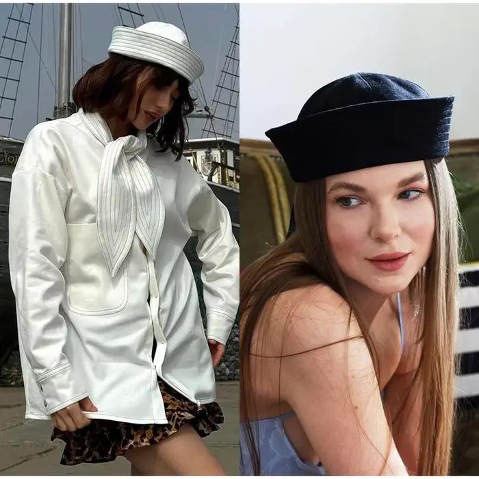 Chapeau de marin tendance d'été pour femme