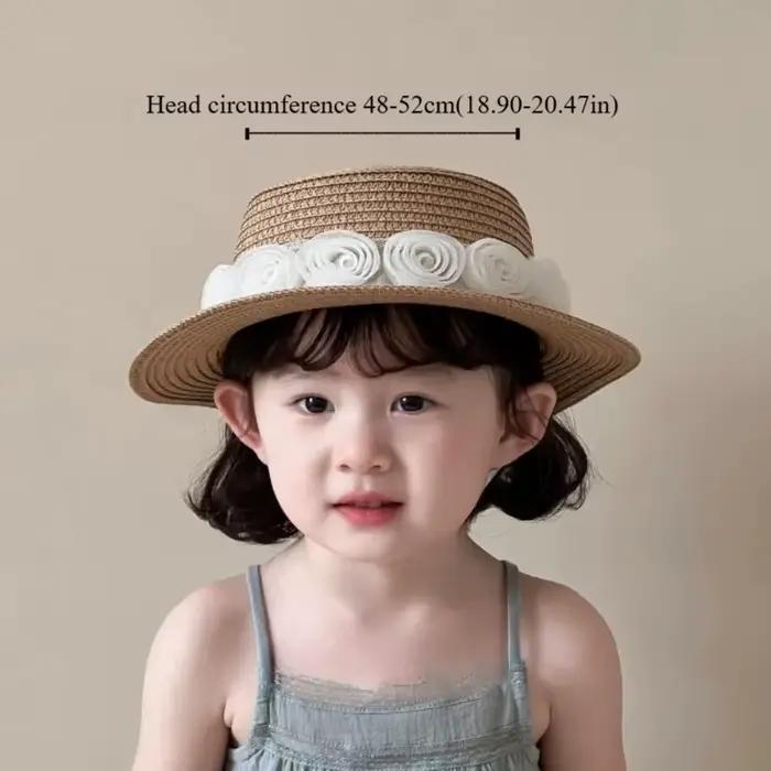 Casquettes de paille d'été pour bébé