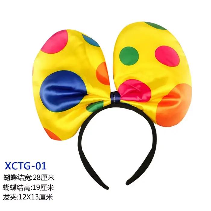 Chapeau de Clown de cirque à pois amusants