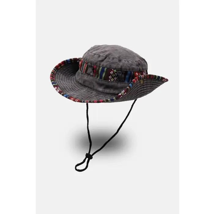 Chapeau de pêcheur à cordon de serrage