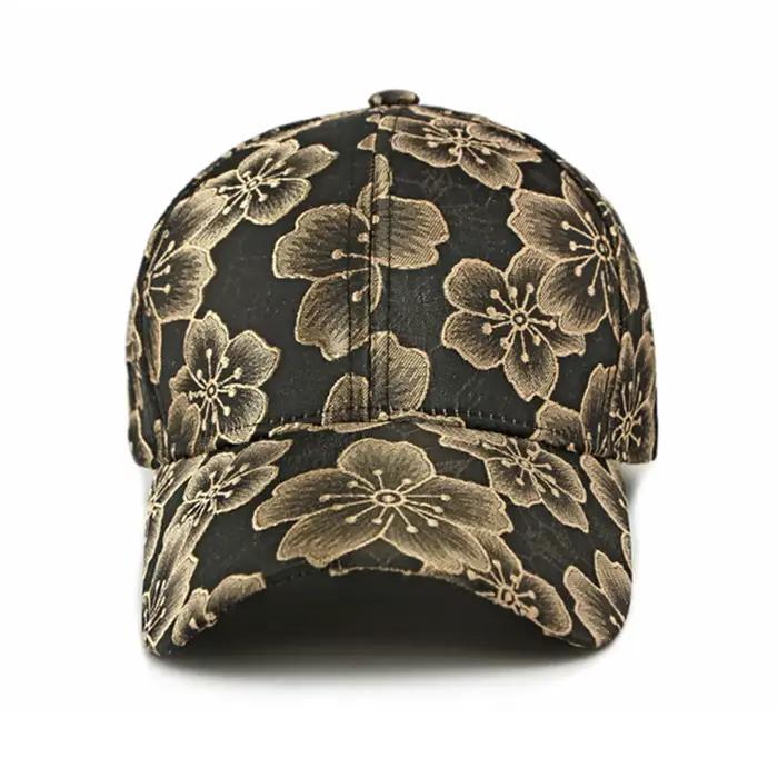 Casquette de baseball FS vintage style ethnique pour femme