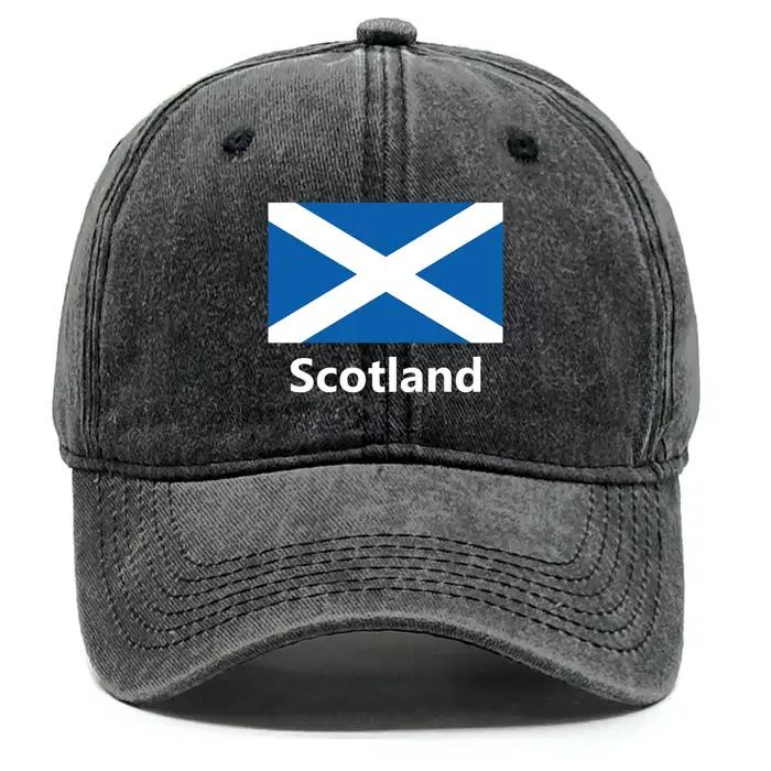 Casquette de baseball légère et décontractée avec imprimé drapeau écossais
